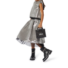 Jupe midi m&eacute;tallis&eacute;e KARL LAGERFELD KIDS 
                    FILLE