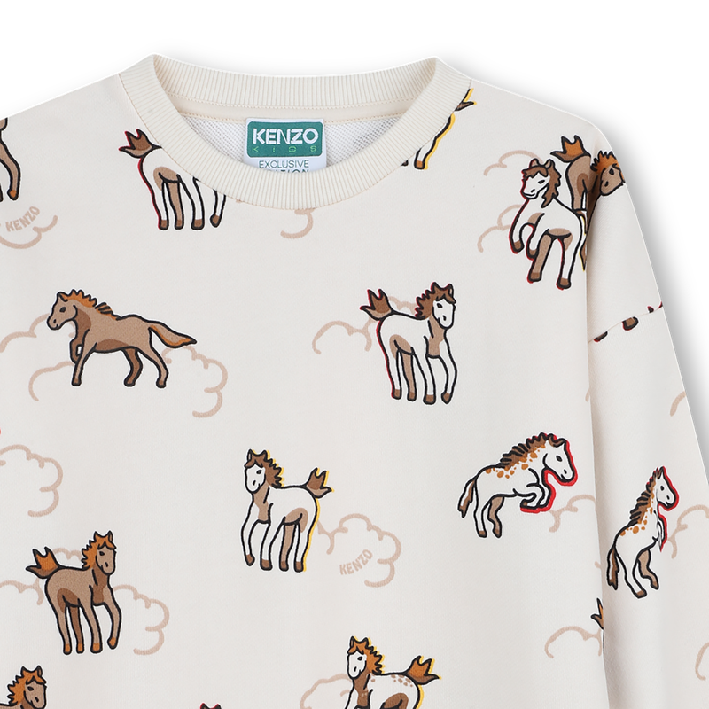 ROBE EN MOLLETON KENZO KIDS 
                        FILLE