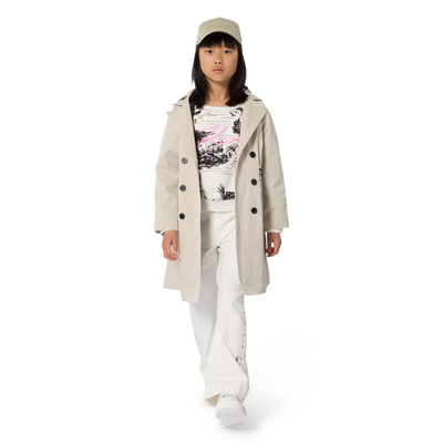 GEVOERDE TRENCHCOAT KARL LAGERFELD KIDS GIRL