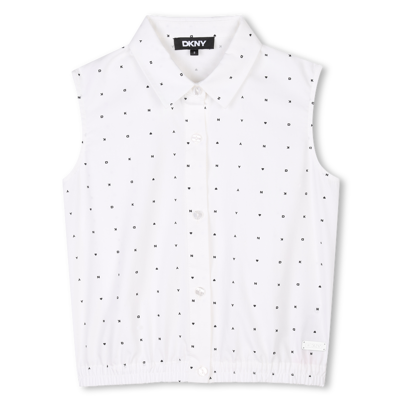 Chemisier sans manche imprim&eacute; DKNY 
                        FILLE