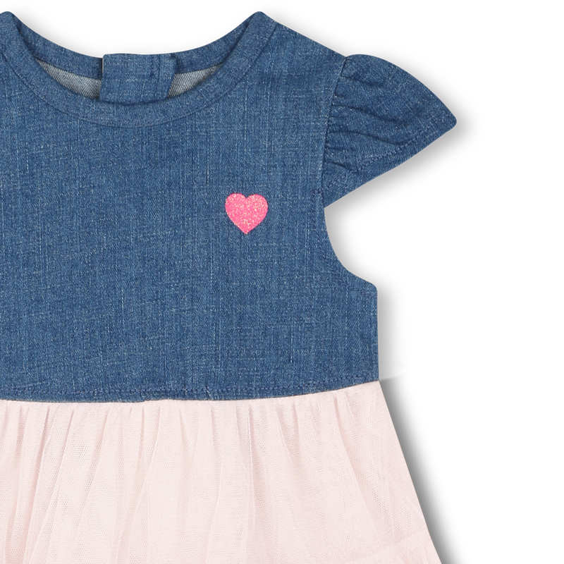 Jurk in 2 materialen BILLIEBLUSH 
                        GIRL