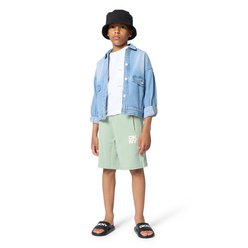 FLEECE BERMUDA SHORTS DKNY 
                        BOY