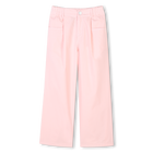 Wijde broek in poplin KENZO KIDS 
                    GIRL