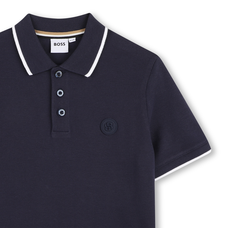 POLOSHIRT MET KORTE MOUWEN BOSS 
                        BOY