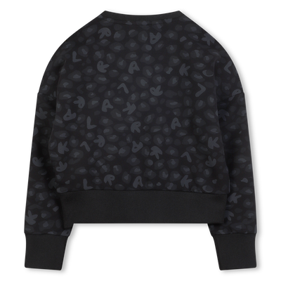 Sweat-shirt en double jersey KARL LAGERFELD KIDS FILLE