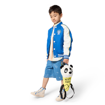 Chemise ray&eacute;e manches longues KENZO KIDS GARCON