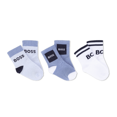 LOT DE 3 PAIRES DE CHAUSSETTES BOSS GARCON
