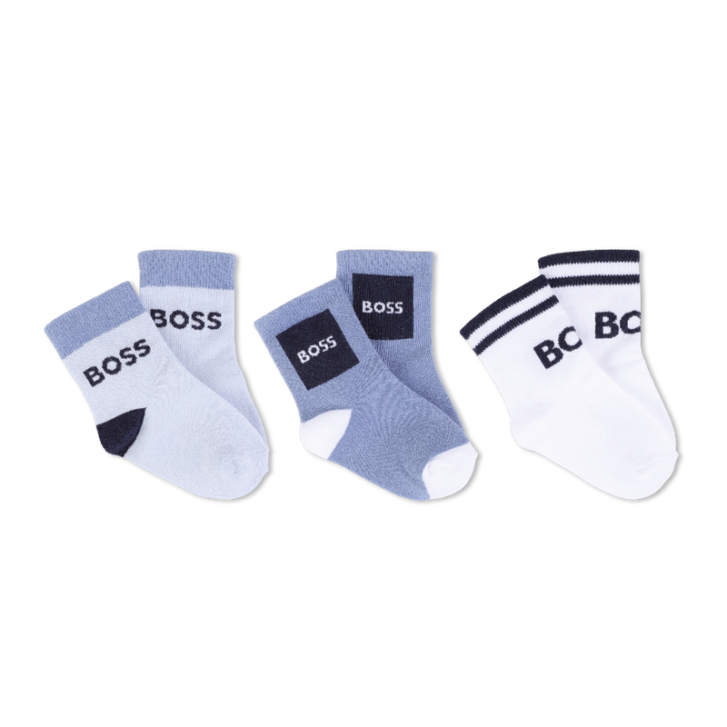 LOT DE 3 PAIRES DE CHAUSSETTES BOSS 
                        GARCON
