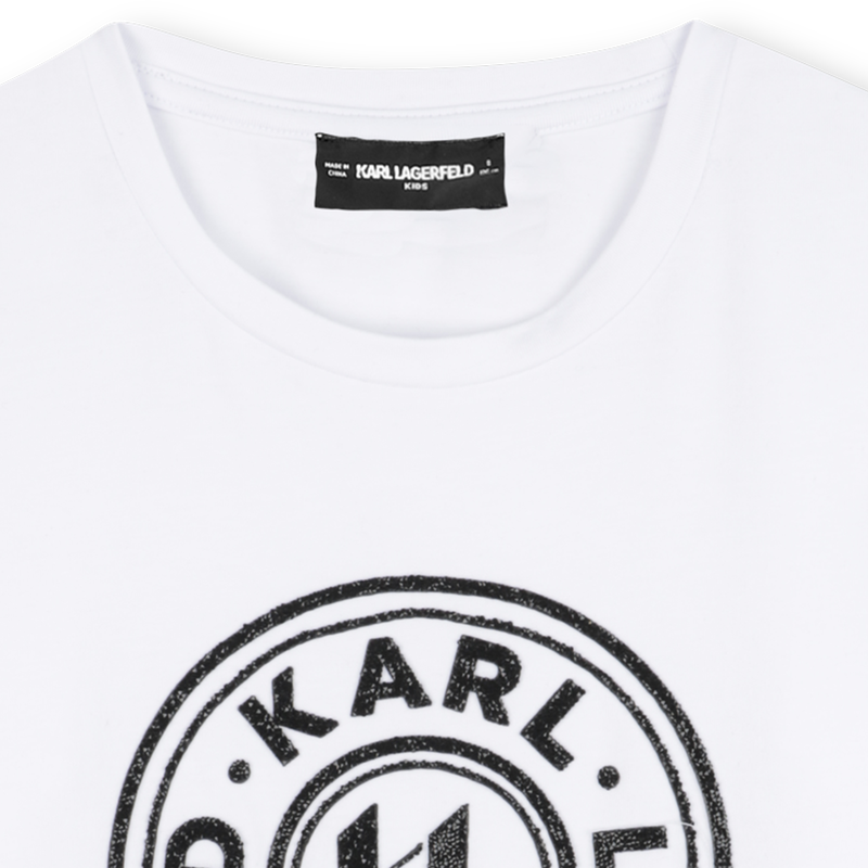 T-shirt met lange mouwen KARL LAGERFELD KIDS 
                        GIRL