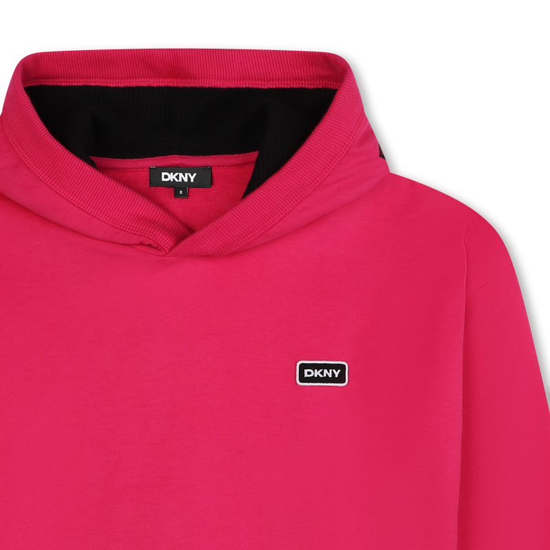 Sweat-shirt &agrave; capuche DKNY 
                        UNISEXE