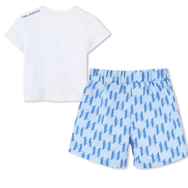 Ensemble short et T-shirt KARL LAGERFELD KIDS 
                        GARCON