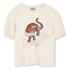 T-shirt &agrave; manches courtes KENZO KIDS 
                    FILLE