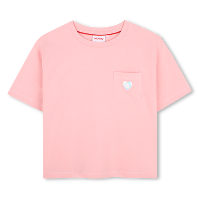 Tee-shirt manches courtes HUGO FILLE