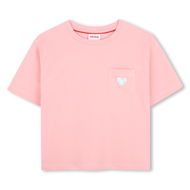 T-shirt met korte mouwen HUGO 
                        MEISJE