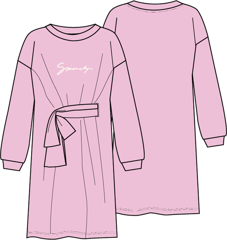 Jurk met riem GIVENCHY 
                        GIRL