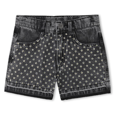 Spijkershort met strass MARC JACOBS MEISJE