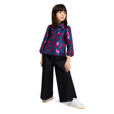 Blouse met plooien KENZO KIDS GIRL