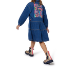 Robe en denim &agrave; col chemise BILLIEBLUSH 
                    FILLE
