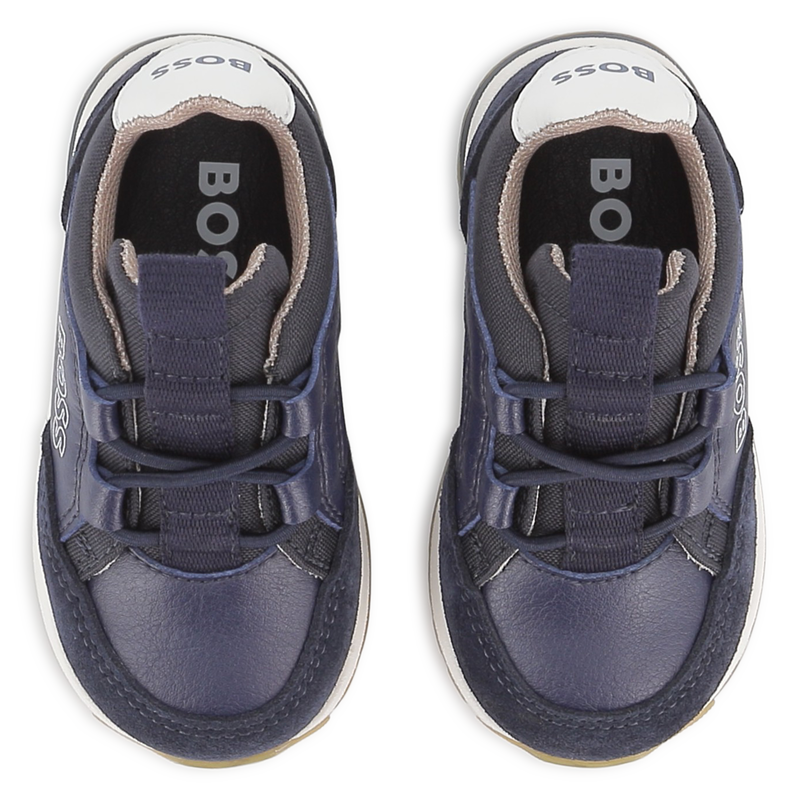 Baskets en mix matière BOSS 
                        GARCON