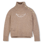Pull en tricot &agrave; col montant ZADIG VOLTAIRE 
                    FILLE