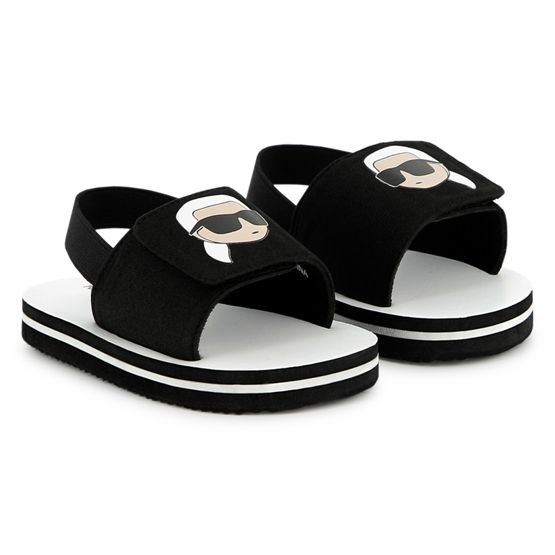 Sandales l&eacute;g&egrave;res &agrave; fermeture KARL LAGERFELD KIDS 
                        UNISEXE