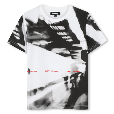 Katoenen T-shirt met print DKNY BOY