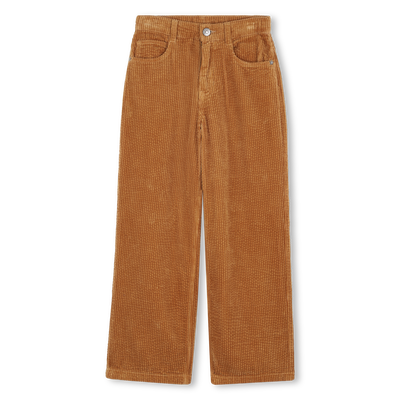 Geborduurde fluwelen broek ZADIG & VOLTAIRE GIRL