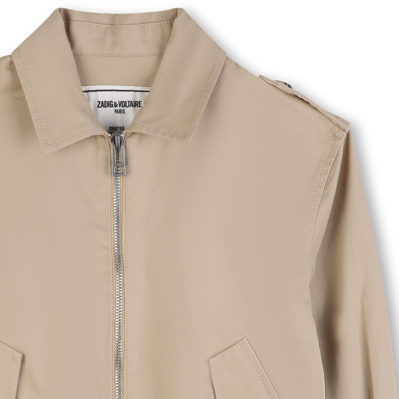 BLOUSON ZIPP&Eacute; ZADIG & VOLTAIRE 
                        FILLE