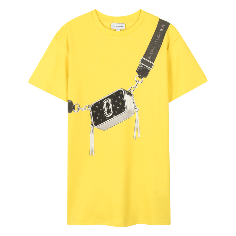 Robe droite courte en coton MARC JACOBS 
                        FILLE