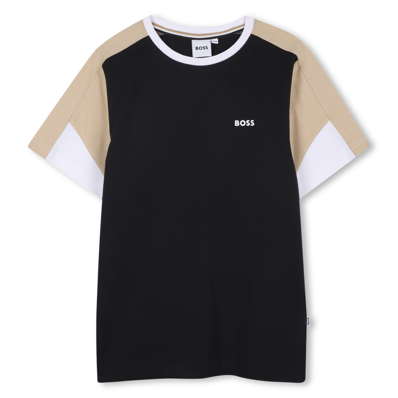ENSEMBLE T-SHIRT + BERMUDA BOSS 
                        GARCON