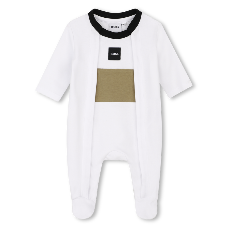 Ensemble pyjama, bonnet et bavoir BOSS 
                        GARCON