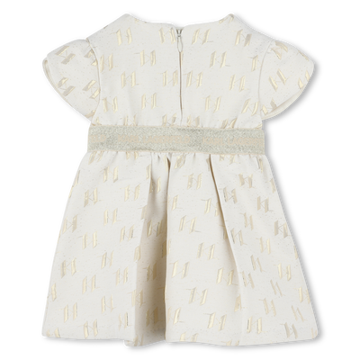 Robe de c&eacute;r&eacute;monie en jacquard KARL LAGERFELD KIDS FILLE