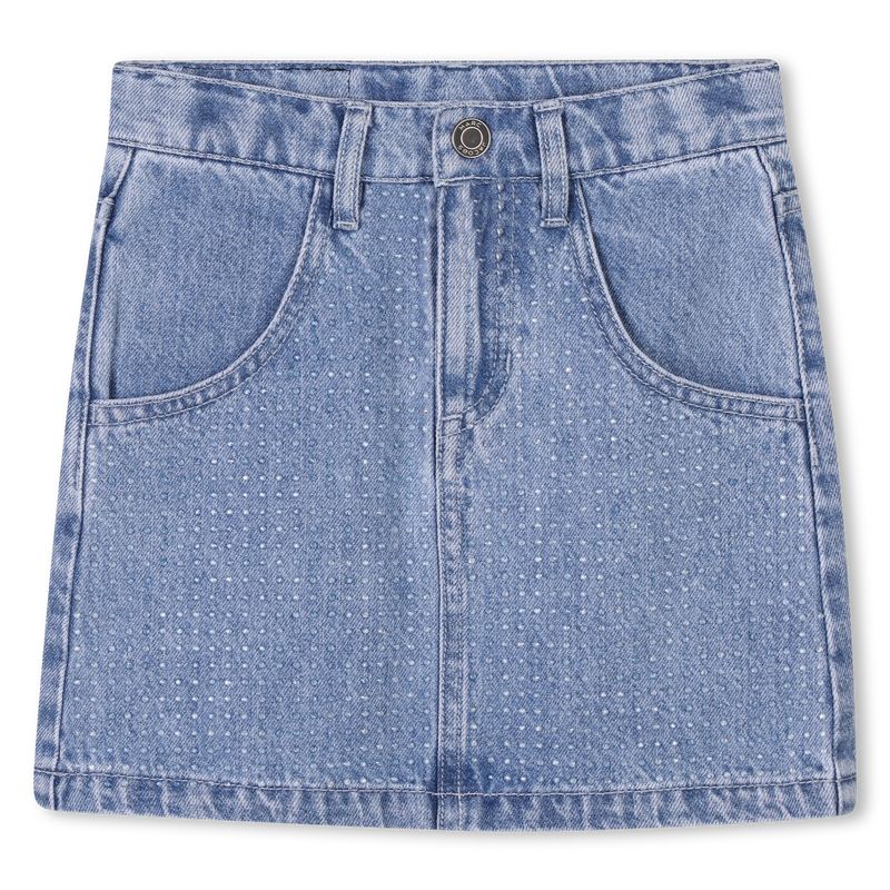 Jupe en jean avec strass MARC JACOBS 
                        FILLE