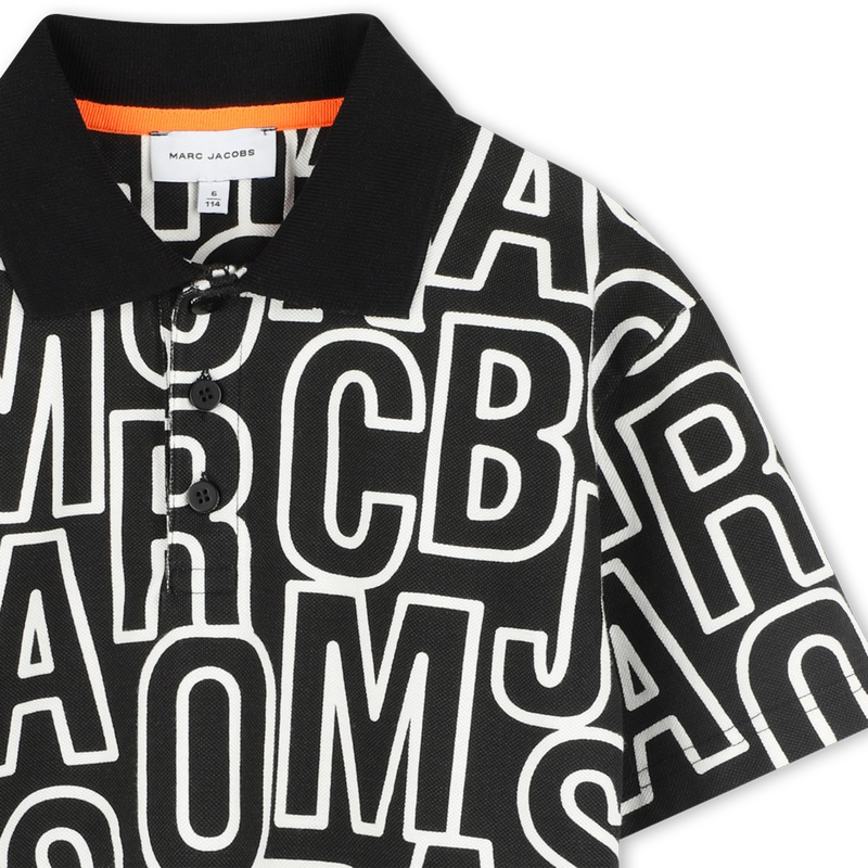 Polo met monogramprint MARC JACOBS 
                        BOY