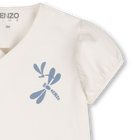 Ensemble Tee-shirt, bob et bavoir KENZO KIDS 
                    FILLE
