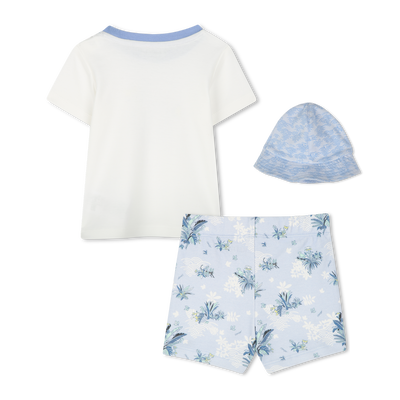 Set T-shirt, short en hoedje KENZO KIDS BOY