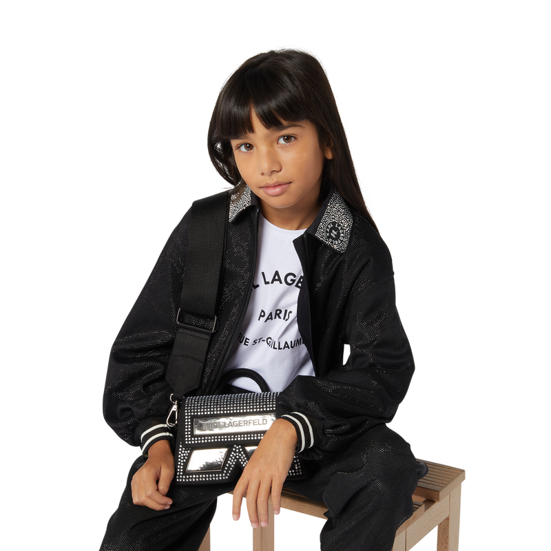 Sweatshirt met versierde kraag KARL LAGERFELD KIDS 
                        GIRL