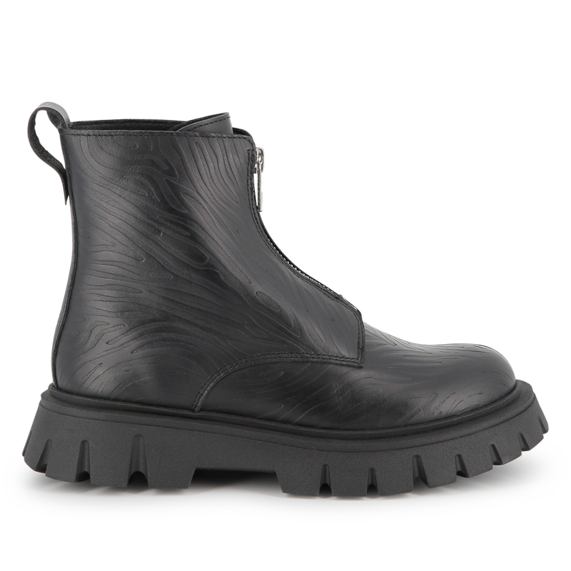 Bottines en cuir de vachette MARC JACOBS 
                        FILLE