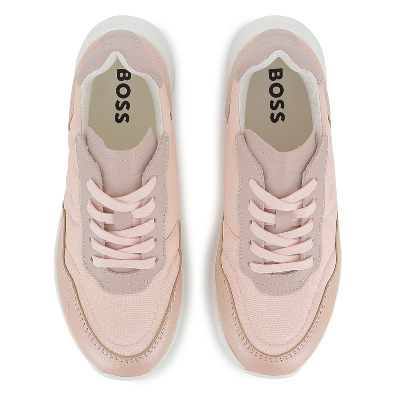 BASKET &Agrave; LACETS BOSS 
                        FILLE