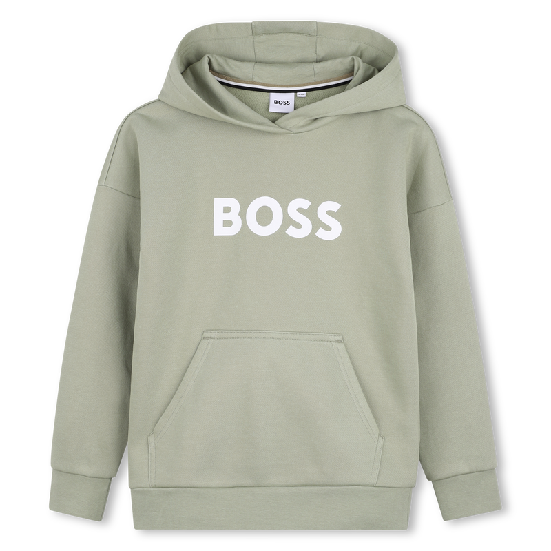 Sweat-shirt-shirt &agrave; capuche BOSS 
                        GARCON