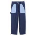Jeans met zakken en borduursel KENZO KIDS 
                    BOY