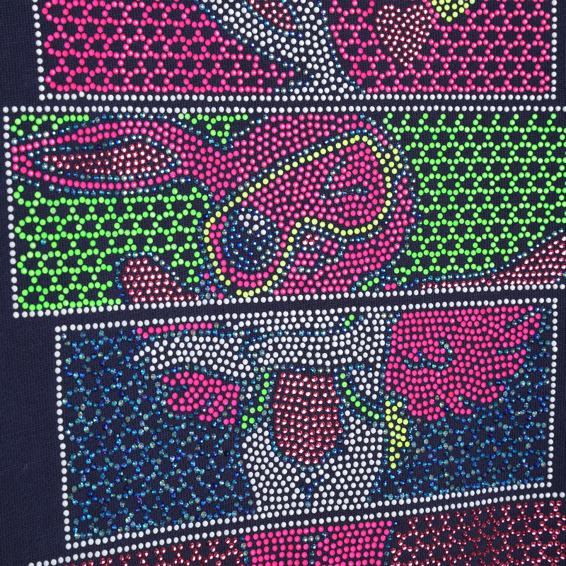 Rhinestone fleece dress