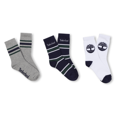 Chaussettes jacquard pack trio TIMBERLAND GARCON