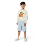 Bermuda &agrave; broderie KENZO KIDS 
                    GARCON