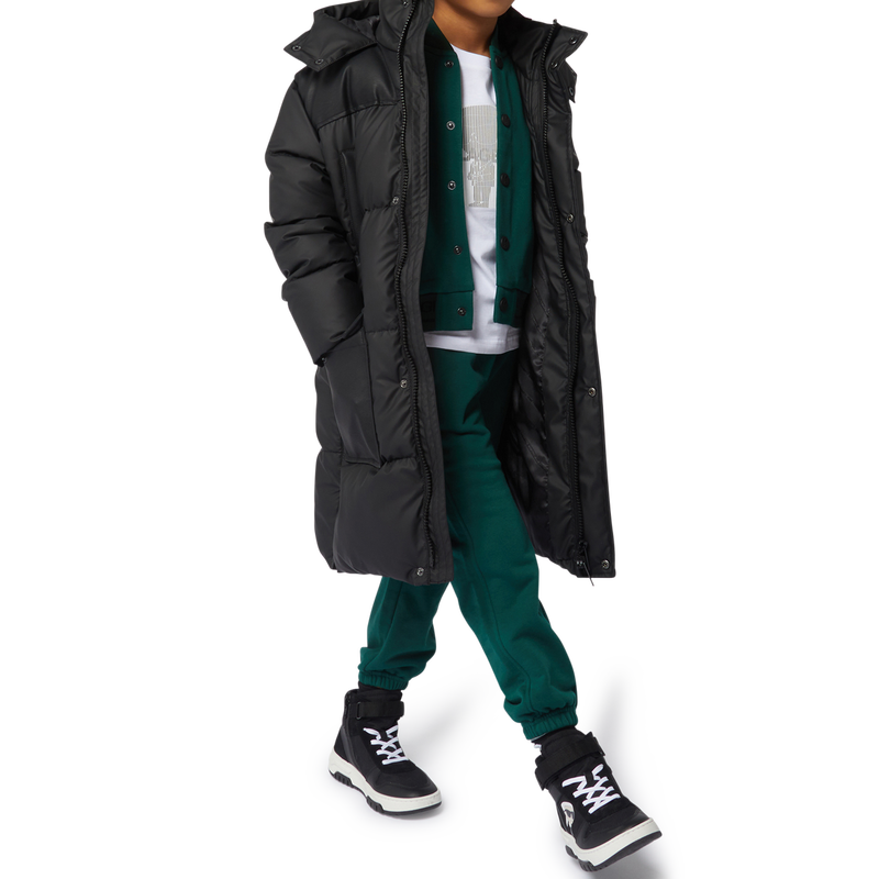 Hoge lederen sneakers KARL LAGERFELD KIDS 
                        BOY