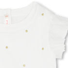 Blouse avec tulle orn&eacute;e de sequins BILLIEBLUSH 
                    FILLE