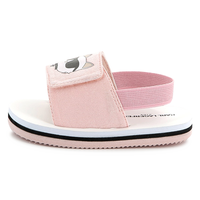 Sandales l&eacute;g&egrave;res &agrave; fermeture KARL LAGERFELD KIDS UNISEXE