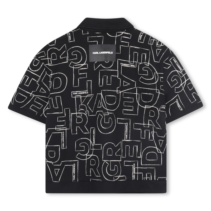 Jersey overhemd met korte mouwen KARL LAGERFELD KIDS 
                        BOY