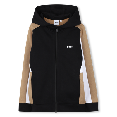 Cardigan &agrave; capuche BOSS GARCON