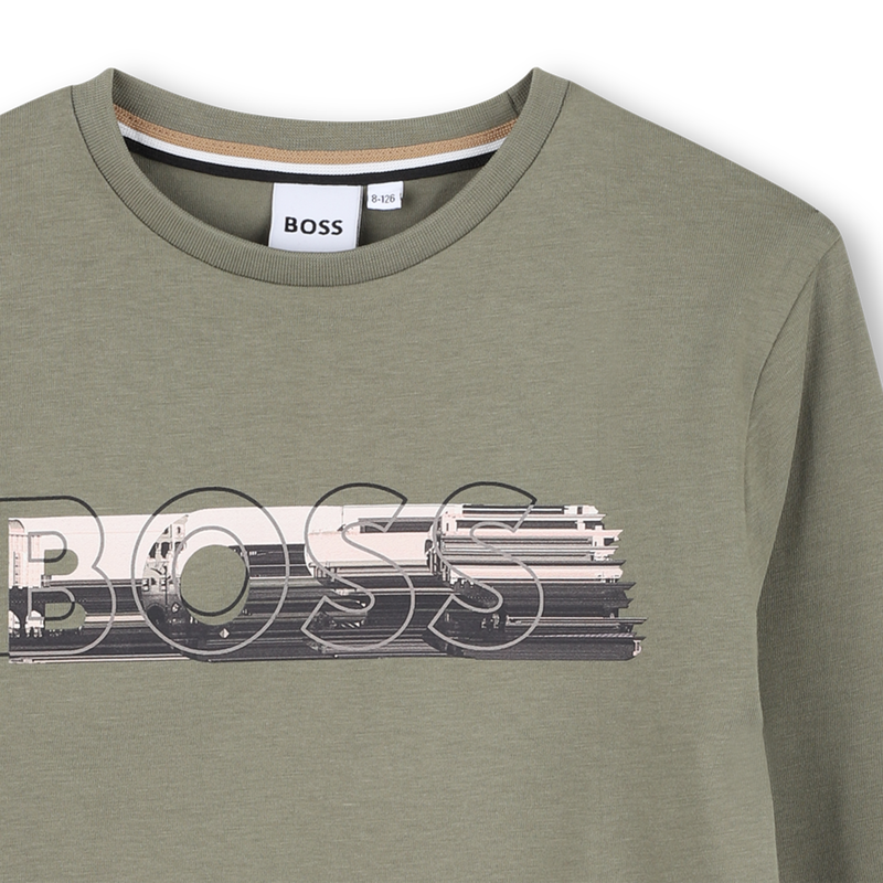 T-shirt met lange mouwen BOSS 
                        BOY